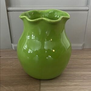 Crate & Barrel Green Vase by B. Eigen